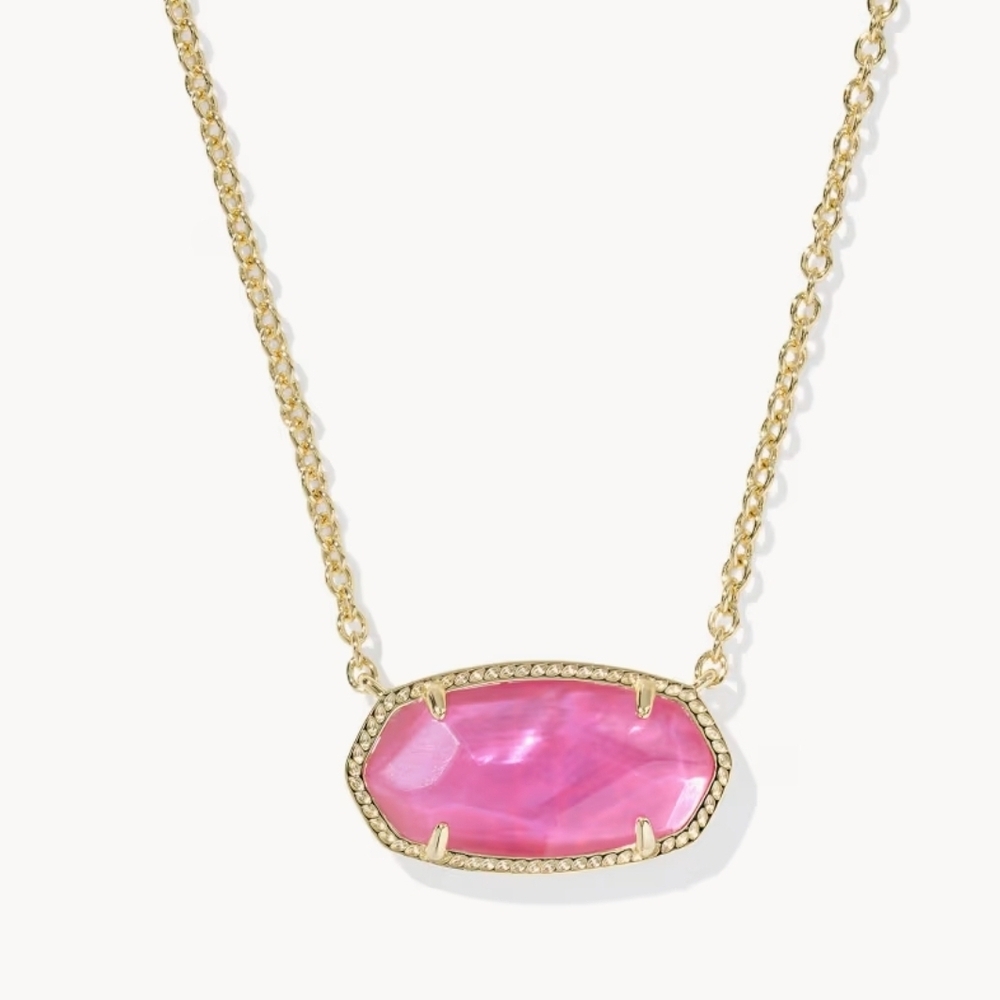 Kendra Scott Fuchsia and Gold Necklace